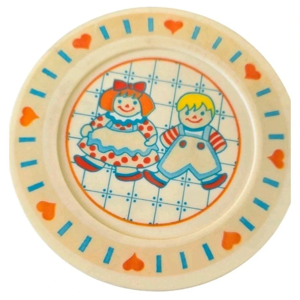 Vintage Chilton Globe Inc‎ plastic child's  Toy Cup & Saucer 10 pieces